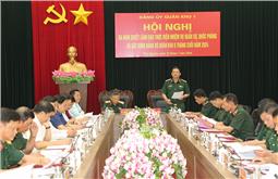 Đảng ủy Quân khu tập trung lãnh đạo hoàn thành tốt nhiệm vụ quân sự, quốc phòng 6 tháng cuối năm 2024